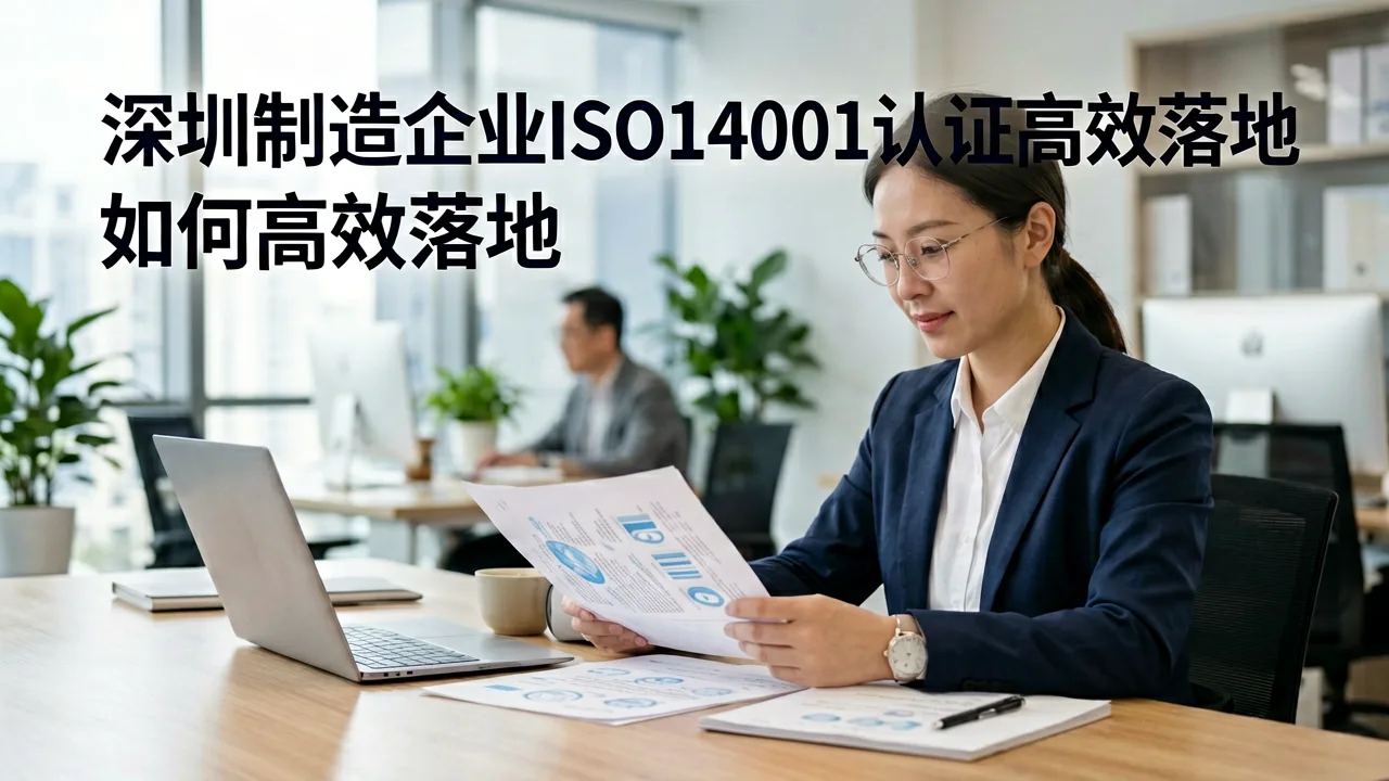 深圳制造企业ISO14001认证如何高效落地